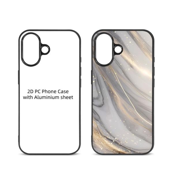 Iphone 16 Pro Phone Case For Sublimation Custom Printing 2D PC Blank Sublimation Phone Cases