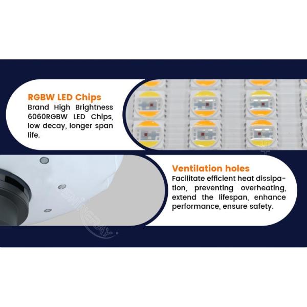 Portable Led Tower 320W RGB Led Balloon Lamp For Parties And Special Events