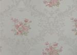 Flowers Damask Printing Concise European Country Style Wallpaper 0.53*9.5M