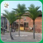 UVG wedding arrangements cheap plastic coconut leaves indoor artificial palm