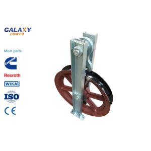 Overhead Line Bundle Aluminum Single Stringing Block Conductor Pulleys