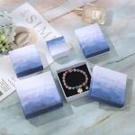Luxury Gradient Colorful Custom Jewelry Packaging Box for Ring Necklace Earrings