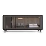 Rock Wool Sandwich Panel Wall Luxury Apple Cabin Container House for Space
