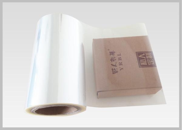 Calendered Clear PVC Shrink Film packaging 40 Mic Easy Handling , Length 1000m