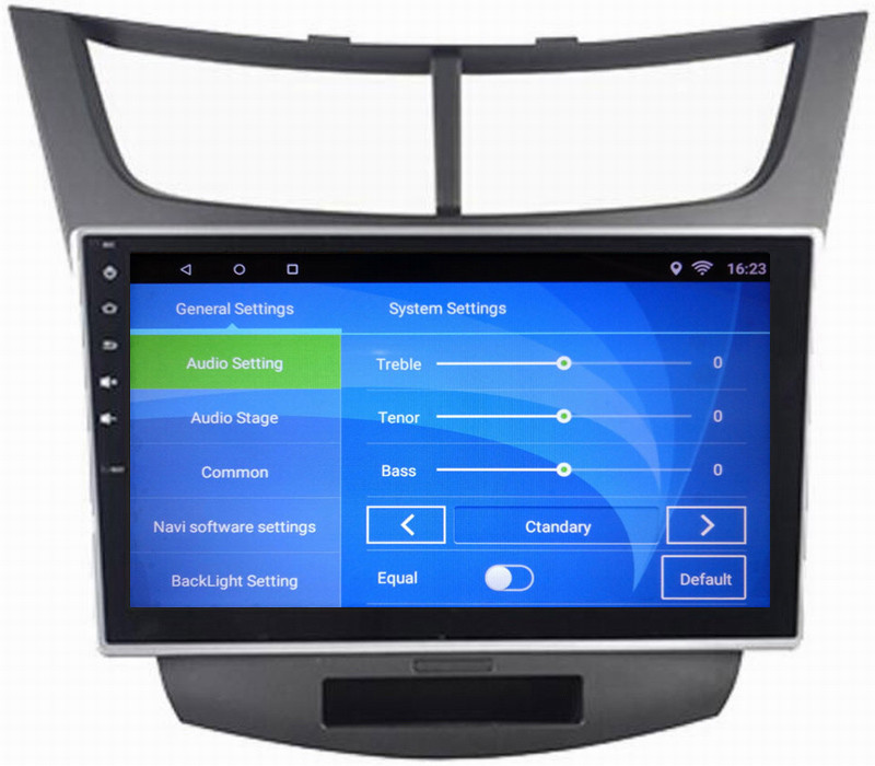 Ouchuangbo car radio multi media for Chevrolet Sail with USB video steering wheel control android 6.0 system
