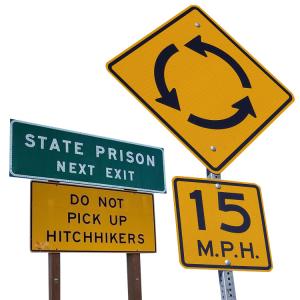 Wholesale Traffic Speed Limit Sign Aluminum Traffic Sign Board Reflective Slow Down Road Signs for Road Safety from china suppliers