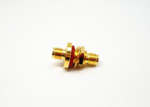 Wholesale SMA Hermetic RF Cable Connector Female Bulkhead to Female Socket Coax Connector from china suppliers