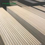 Sound Absorption Oak Acoustic Panels Coating Finish For Living Room