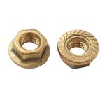Metric DIN 6923 Hex Flange Nut With Bolt Made of Stainless Steel for Direct