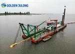 JULONG 20 Inch 3500m3/Hr Cutter Suction Dredger River Lake Dredging Machine