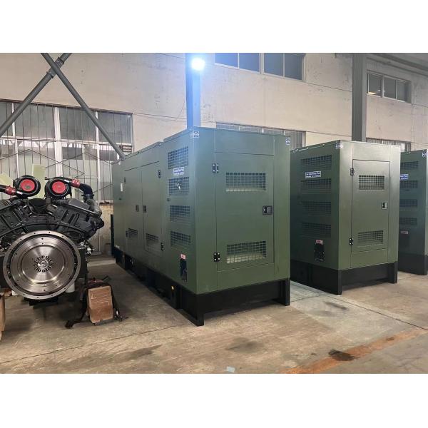 Guangxi Yuchai 375KVA Silent Speaker Diesel Generator Set with Water Cooling System