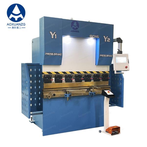 WC67Y-80T 1600mm Metal Steel Plate Bending Machine Hydraulic CNC Press Brakes
