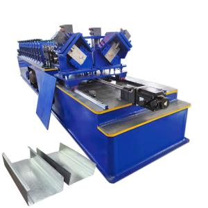 Wholesale Double Lines Omega C U Profile Light Gauge Steel Keel Roll Forming Machine from china suppliers
