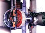 Adjustable Blades Bulb Tubular Hydro Turbine / Water turbine for Low Heads 2m -