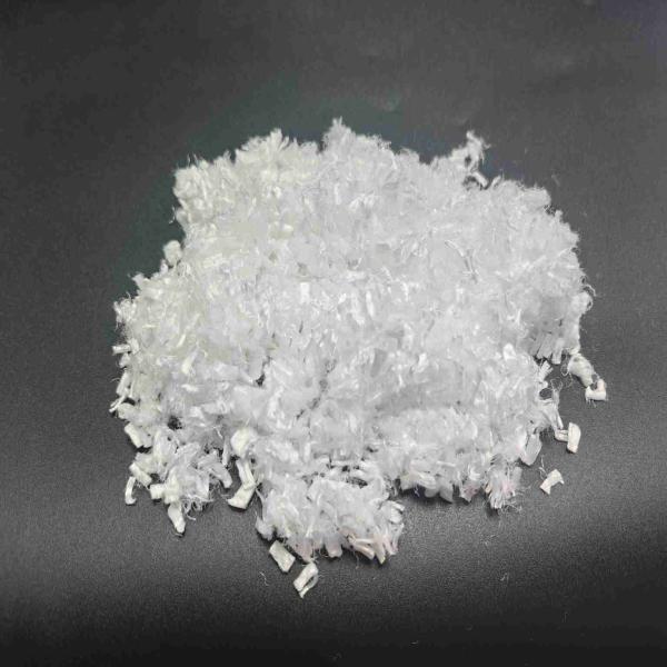 Non Fluorescent Reinforced Materials Polyester Staple Fibre White 8mm Short PSF