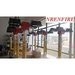 6m fire truck vehicle mount pneumatic telescopic mast light tower - tilt and