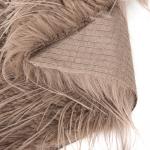 Beautiful Hats and 100% Polyester Long Wool Woven Raccoon Fur for Clothes Dyed