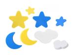 Blue Sky Rubber Kids Furniture Knobs PVC Cupboard Yellow Knobs Soft Plastic