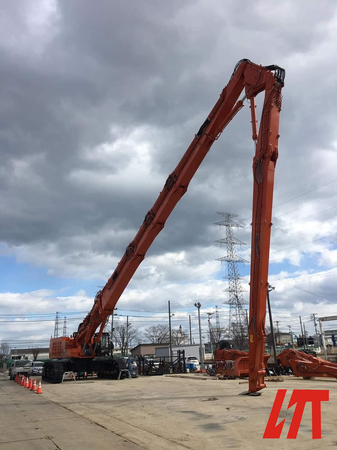 Excavator Long Reach Stick Boom Arm Ripper Weel Long Boom