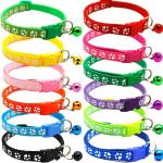 Factory Wholesale Cat Collar Pet Bell Collar Multi Color Cat Accessory Safety