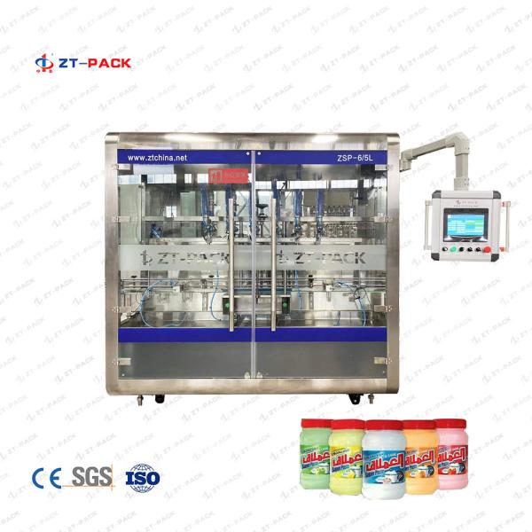 SS316 Body Lotion Hand Sanitizer Shampoo Shower Gel Plastic Bottling Filling Machine