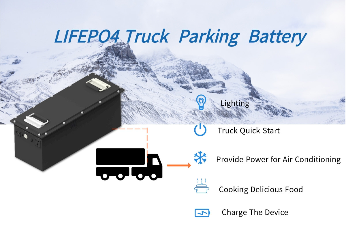 300AH 24V Lorry Battery High Safety Lithium Ion Truck Battery Long Shelf Life