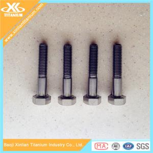 China Best Price For Gr5 M6 DIN931 Titanium Hex Head Bolts on sale