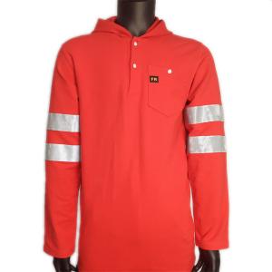 Wholesale CFR Knitted Hi Vis FR Sweatshirt 9 CAL ATPV With Reflective Tape from china suppliers