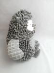 Stuffed Animal Hedgehog Toy Chenille And PP Cotton Filling Cute Baby Comfort Toy