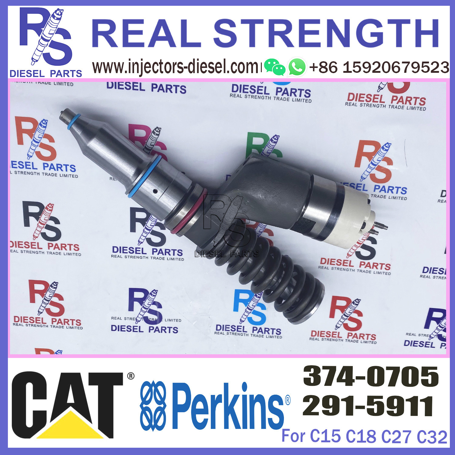 374-0705 Good feedback Common Rail fuel Injector 374 0705 3740705 For C18 Engine Part NO.374-0705 on sale