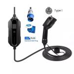 EU Plug French / UK / US Connectors 16A Portable Electric Vehicle Charger AC /