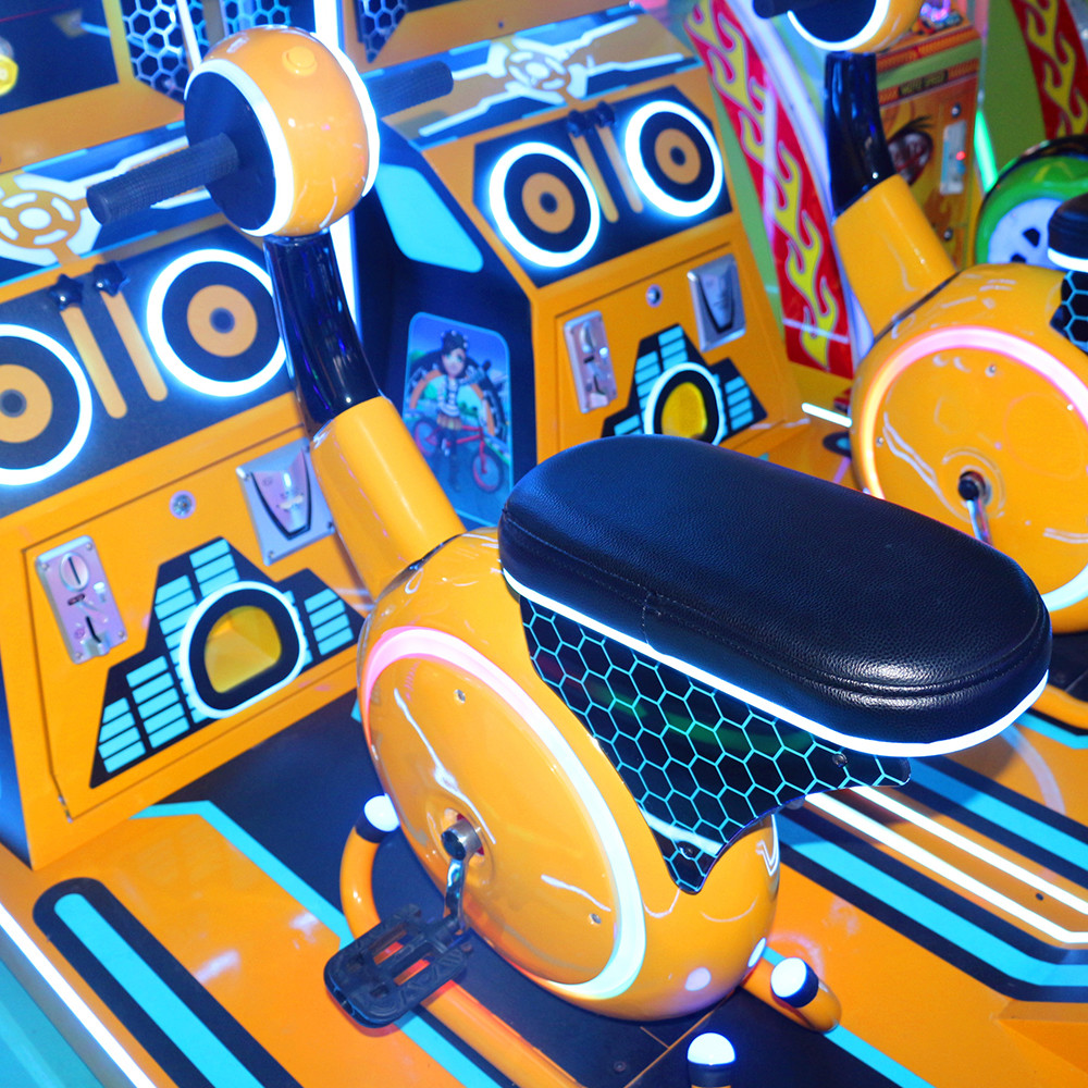 Magic Bike Gaming Machine Simulator Bicycle Racing Two Players Each Time