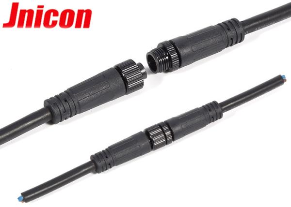 IP68 3 Pin Male Female Wire Connector Waterproof Screw Locking Convenient