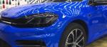 Trailers Ice Cream Glossy Blue Car Wrap Vinyl Hides Scratch 140gsm