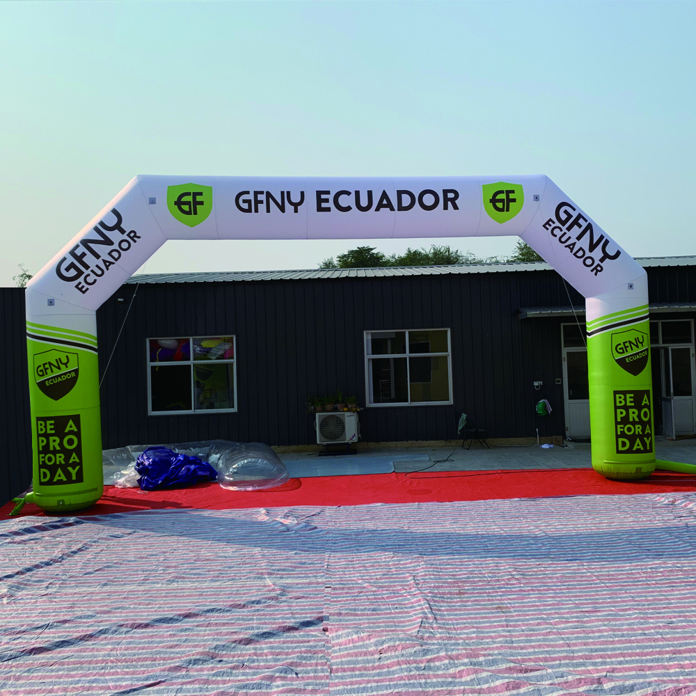 Custom Printing Inflatable Finish Arch Outdoor Inflatable Entrance Arch