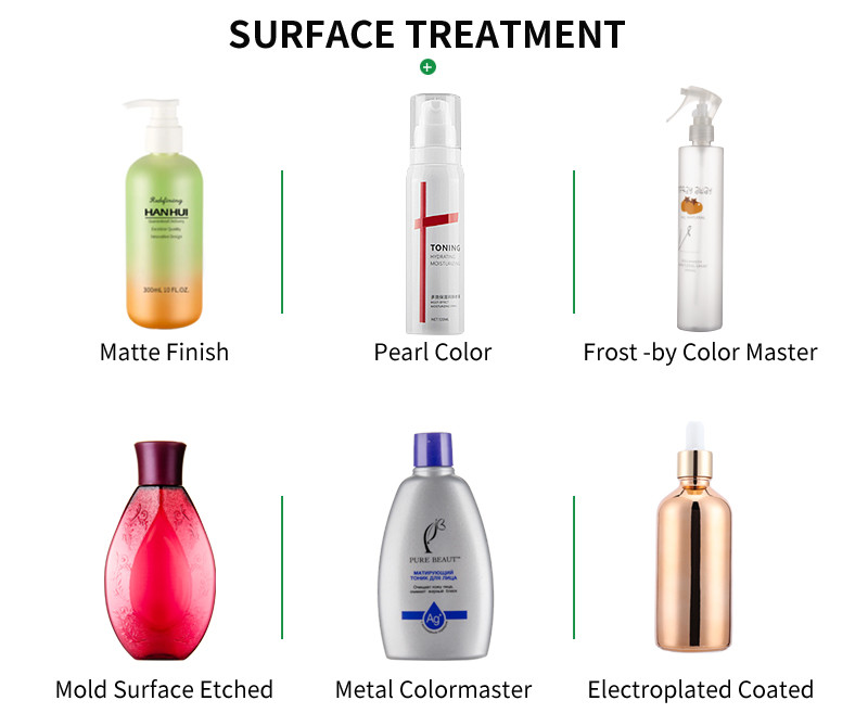 Cosmetic PCR PET 150ml Empty Plastic Bottles For Skin Care Products