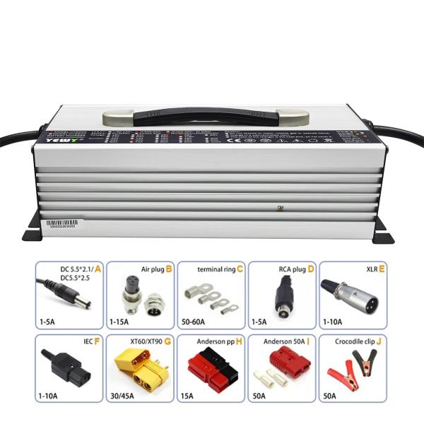 Battery charger 24V 60A li-ion battery charger 60amp Golf cart for auto 2000w