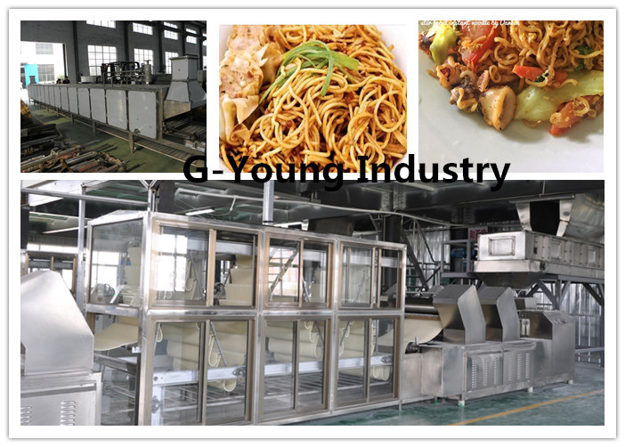 SS Automatic Noodle Making Machine / Production Line For Frying And Fried Noodles