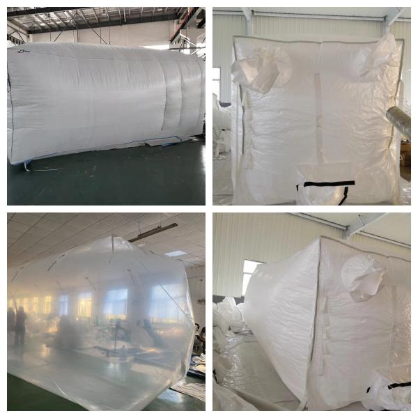 2.4*5.9cm Liner Bag Container Bulk Liner Bags PP Container Liners With Valve