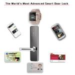 Electronic Key Smart Code Door Lock Stainless Steel 304 Card Key Password 6V