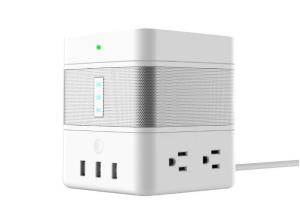 Wholesale Portable Light Socket Bluetooth Speaker Plus Smartphone QI Wireless Charger from china suppliers