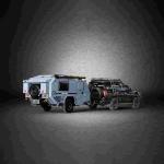 XPS PVC Pop Up Camper Trailer Good Isolation Solar Powered Camper