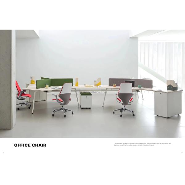 Design Style Adjustable Mid Back Staff Office Chairs end Fabric Conference Room Chair