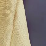 Yellow Woven Kevlar Fabric Moisture Resistant Para Aramid Cloth 1000D For Tent