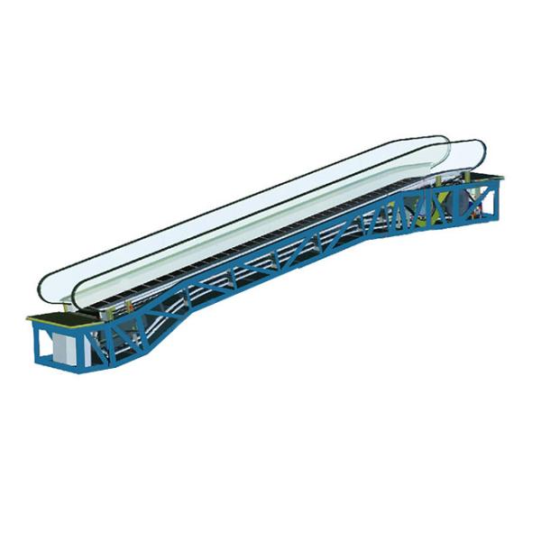 0 12 Degree Moving Walk Escalator Single Arrangement Safety Outdoor Escalator
