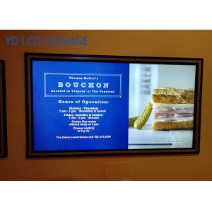 450cd/m2 Brightness Interactive Digital Whiteboard LCD Advertising Video Player