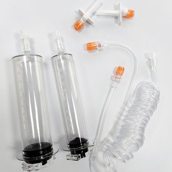 65/115ml Disposable Sterile CT Injector Syringe High Pressure Angiographic