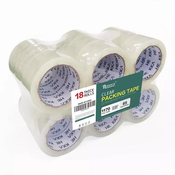 Super Clear Low Noise BOPP Packing Tape Sealing Pressure Sensitive Tape