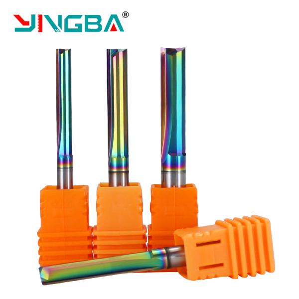 Manufacturers High-quality Low Prices Solide Carbide Straight End Mill Wood Cutting Bits Double Flute Straight Bits
