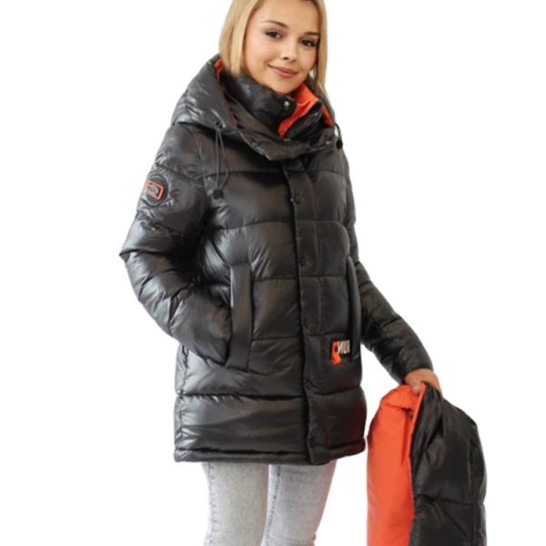 FODARLLOY 2022 Winter Coat Women Slim Snow Outwear Medium-long Wadded Jacket